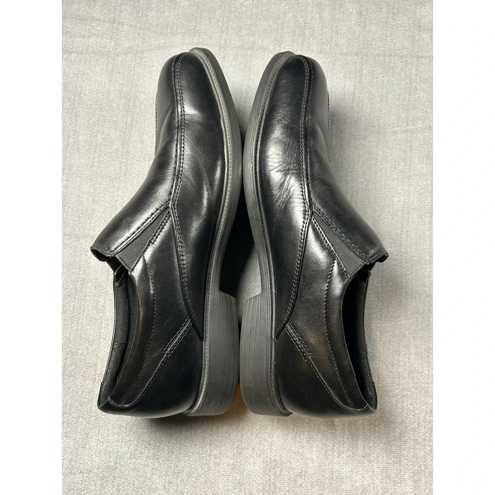 Bostonian Flexlite Wenham Black Leather Slip-On Dress Shoes Men's Size 10.5 M
